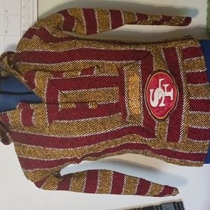 49ers womens pull over sweater.